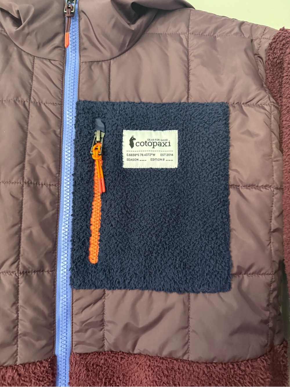 Cotopaxi Trico Hybrid Hooded Jacket Womens XS Puffer Fleece Full Zip - Picture 6 of 12